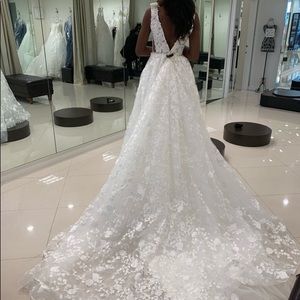 Ivory wedding dress